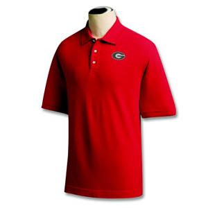 Georgia Bulldogs Men's Ace Polo - Cardinal Red